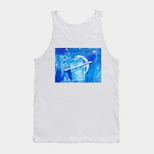 Light Paint Planet Tank Top